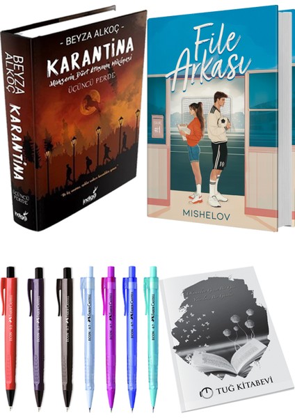 Düş Serisi 1 / File Arkası (Ciltli) ve Karantina 3 (Ciltli) (2'li Set)