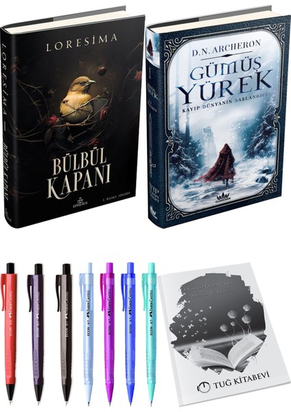 Gümüş Yürek 1 / Kayıp Dünyanın Başlangıcı (Ciltli) ve Bülbül Kapanı 1 (Ciltli) (2'li Set)