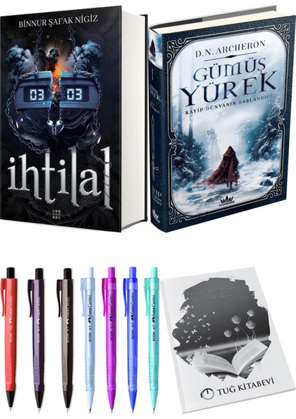 Gümüş Yürek 1 / Kayıp Dünyanın Başlangıcı (Ciltli) ve İhtilal 2 / Zede (Ciltli) (2'li Set)