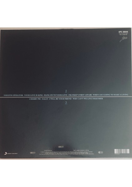 Sade – Diamond Life - Plak Lp
