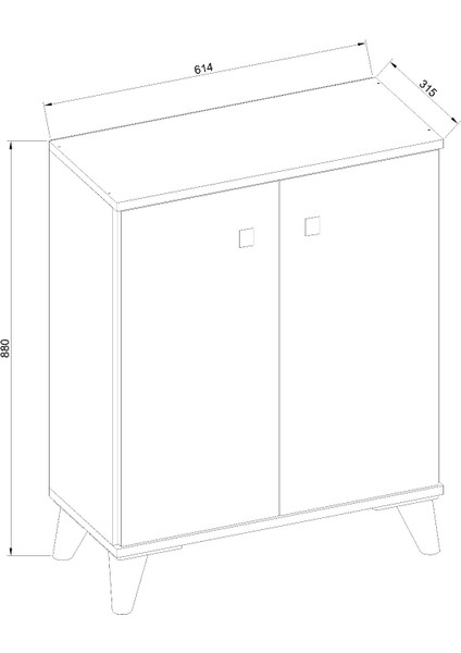 Zeus 4 Raflı 2 Kapaklı Ayakkabılık fırsatları