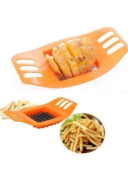 Kare Dizayn Pratik Kolay Patates Dilimeme Aleti Aparatı Bıçağı modelleri