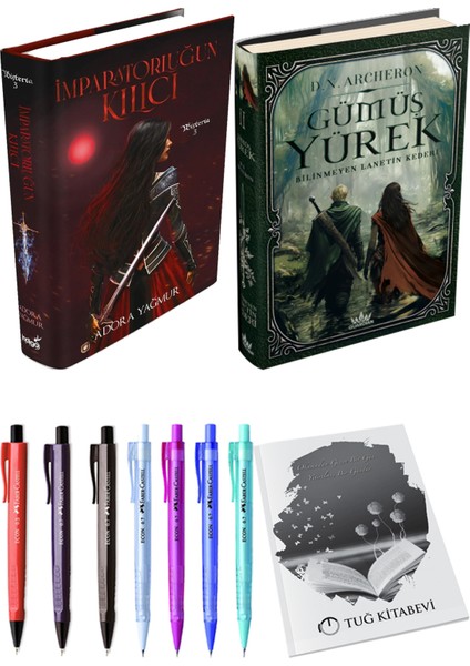 Gümüş Yürek 2 / Bilinmeyen Lanetin Kederi (Ciltli) ve İmparatorluğun Kılıcı (Ciltli) (2'li Set)