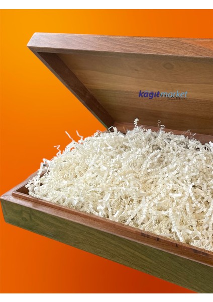 250 gr Zigzag Kırpık Kağıt , Kırpıntı Kağıt * Ekru / Krem