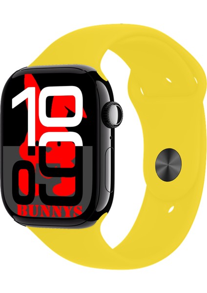 Samsung Galaxy S24 Ultra Uyumlu Sarı Akıllı Saat WATCH10 2025 Hediyeli Amoled Ekran