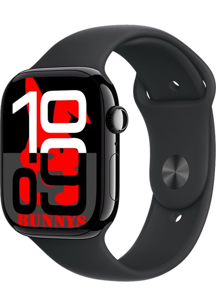 Reeder P13 Blue Max Uyumlu Siyah Akıllı Saat WATCH10 2025 Hediyeli Amoled Ekran