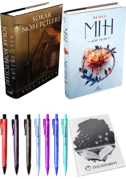 Mıh 1 / Kör Talih (Ciltli) ve Sokak Nöbetçileri 4 (Ciltli) (2'li Set)