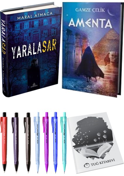 Amenta (Ciltli) ve Yaralasar 1 (Ciltli) (2'li Set)