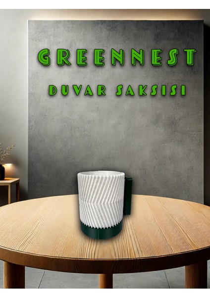 Greennest Mini Duvar Saksısı Sukulent Dekoratif Duvar Saksısı modelleri