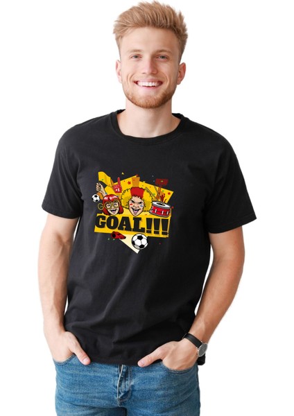 Erkek Futbol Temalı Regular Tişört