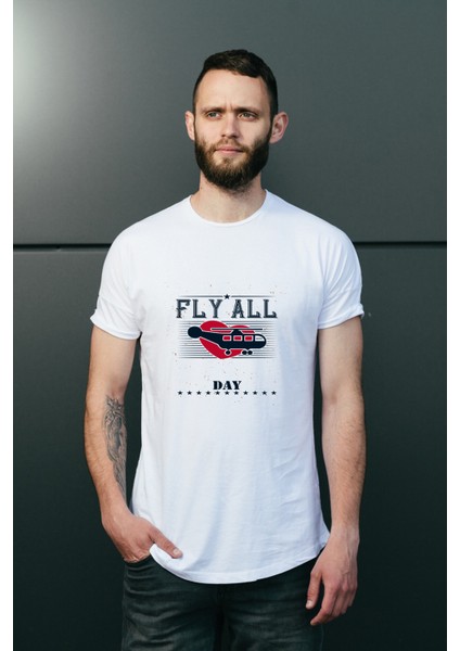Erkek Havacılık Temalı Regular Tişört modelleri