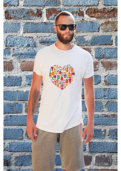 Erkek Müzik Temalı Regular Tişört fiyatları