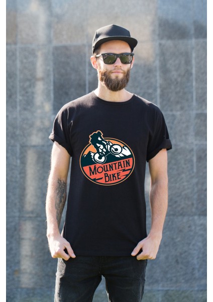Erkek Bisiklet Temalı Regular Tişört fiyatları