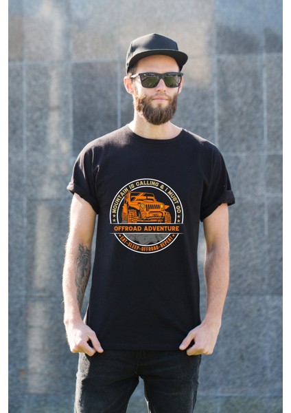 Erkek Offroad Temalı Regular Tişört modelleri