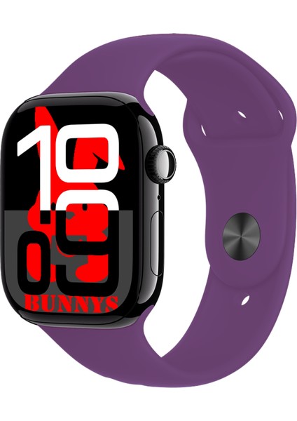 Apple iPhone x Uyumlu Mor Akıllı Saat WATCH10 2025 Hediyeli Amoled Ekran