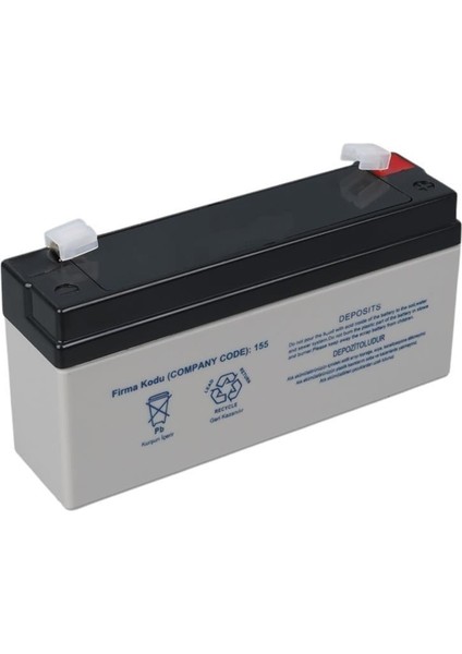 Yh-63.2 6 Volt - 3.2 Amper Akü (125X33X60 Mm) modelleri