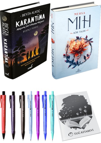 Mıh 1 / Kör Talih (Ciltli) ve Karantina 5 (Ciltli) (2'li Set)