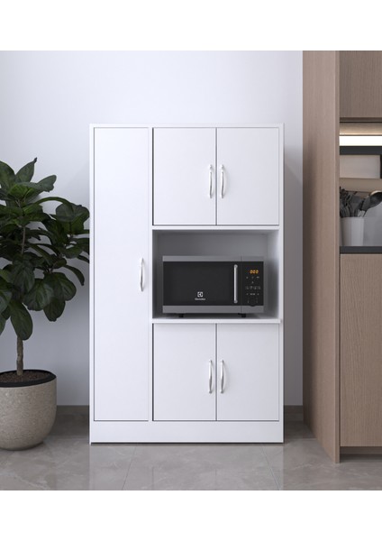 Silva 5 Kapaklı Çok Amaçlı Dolap&banyo Dolabı, Kiler