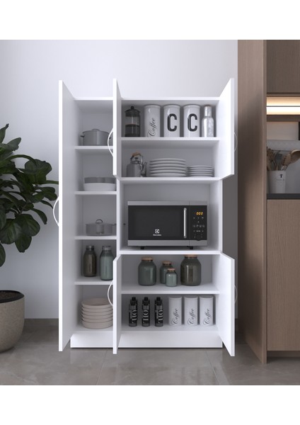 Silva 5 Kapaklı Çok Amaçlı Dolap&banyo Dolabı, Kiler
