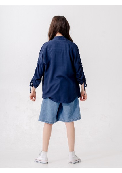 Kız Çocuk Düşük Kollu Gömlek T-Shirt Ikili Takım 1810 modelleri