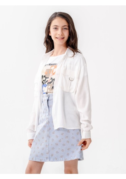 Kız Çocuk D Tokalı Ceket T-Shirt Ikili Takım 1806 modelleri