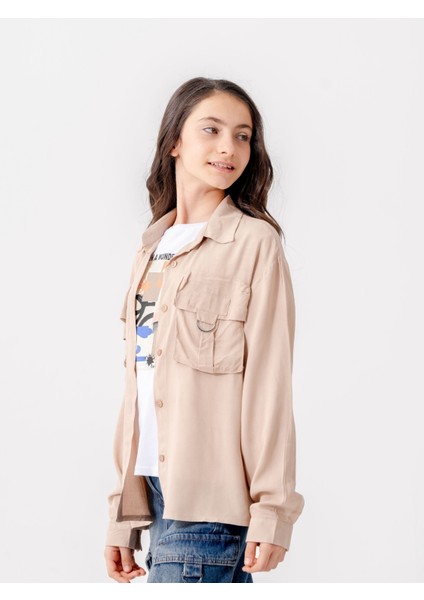 Kız Çocuk D Tokalı Ceket T-Shirt Ikili Takım 1806 fırsatları