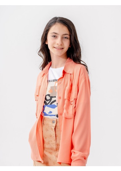 Kız Çocuk D Tokalı Ceket T-Shirt Ikili Takım 1806 modelleri