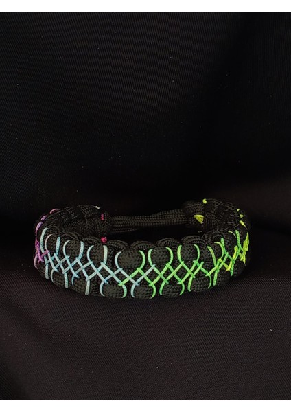 PARACORD GÖKKUŞAĞI İŞLEMELİ HİTİT BİLEKLİK