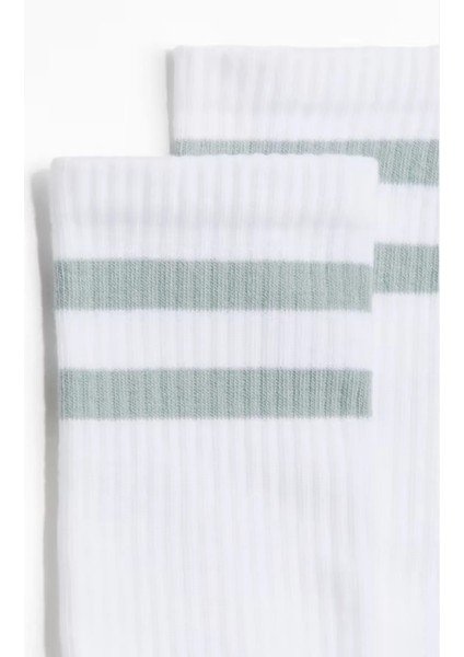 5'li Havlu Taban (Tabanı Kalın) Boğazı Lastik Örgülü Triko Dikişsiz Tenis Çorabı fiyatları