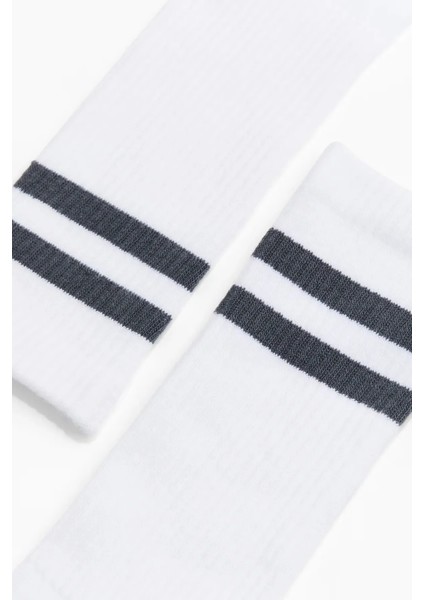 5'li Havlu Taban (Tabanı Kalın) Boğazı Lastik Örgülü Triko Dikişsiz Tenis Çorabı fiyatları