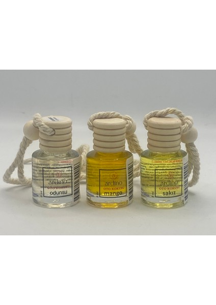 Ipli Araç Kokusu 3'lü Odunsu-Mango-Sakız 8 ml