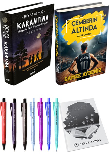 Çemberin Altında 3 / Altın Çember (Ciltli) ve Karantina 5 (Ciltli) (2'li Set)
