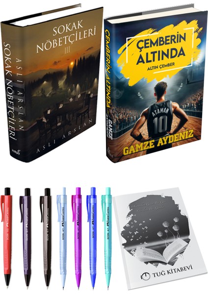Çemberin Altında 3 / Altın Çember (Ciltli) ve Sokak Nöbetçileri 3 (Ciltli) (2'li Set)
