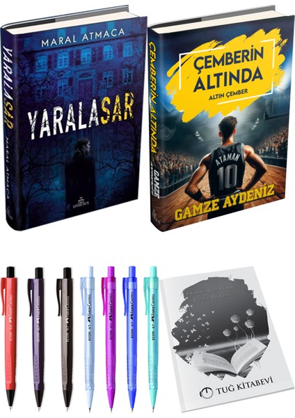Çemberin Altında 3 / Altın Çember (Ciltli) ve Yaralasar 1 (Ciltli) (2'li Set)
