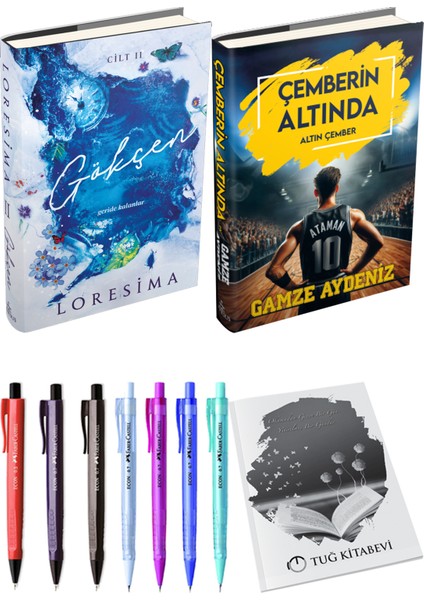Çemberin Altında 3 / Altın Çember (Ciltli) ve Gökçen 2 (Ciltli) (2'li Set)
