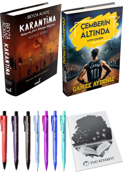 Çemberin Altında 3 / Altın Çember (Ciltli) ve Karantina 3 (Ciltli) (2'li Set)