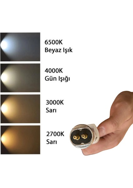 (3 Adet) 13W 827 2700K (Sarı Işık) G5 Duylu T5 Floresan