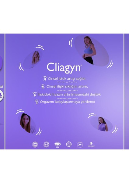 Heritage Nature Cliagyn Kadın Cinsel Arttırıcı - 30 Kapsül Takviye