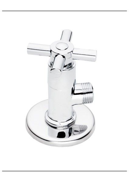 Kare Ara Musluk 1/2 - 3/8 Aç Kapa