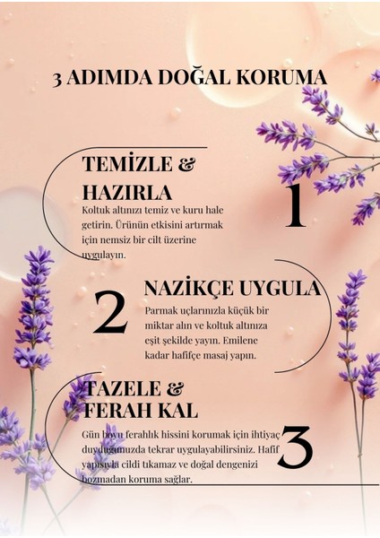 Lavanta Yağlı Deokrem 30 ml - Doğal Krem Deodorant, Cam Kavanozda fırsatları