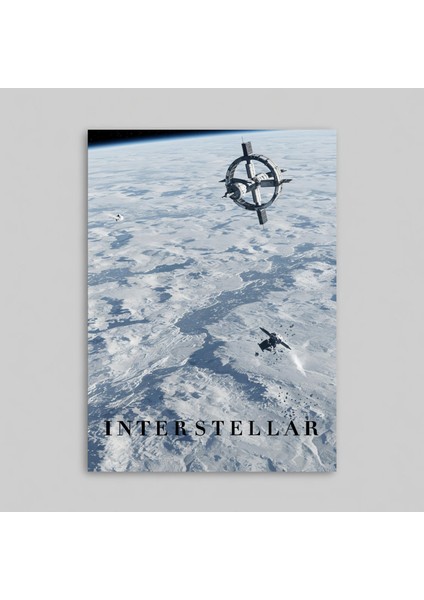 Interstellar Yıldızlararası Movie Film Poster Dekorasyon Çerçevesiz Poster Interstellar