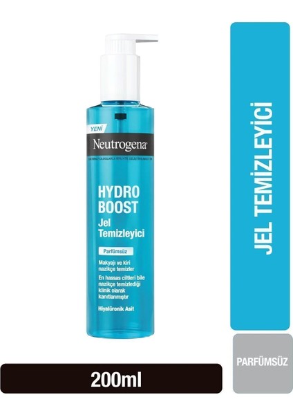 Hydro Boost Water Gel 200 ml Jel Cilt ve Makyaj Temizleyici