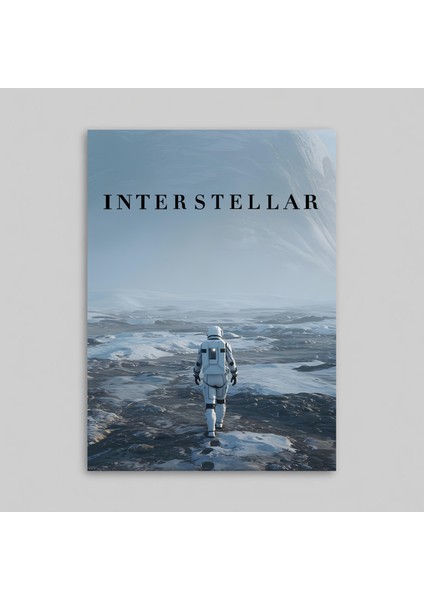 Interstellar Yıldızlararası Movie Film Poster Dekorasyon Çerçevesiz Poster Interstellar