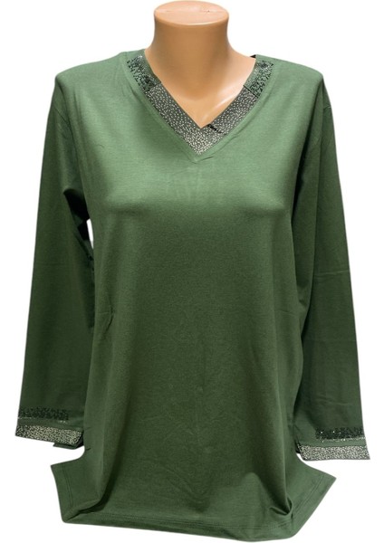 Rahat Kesim V Yaka Anne Kadın Penye Bluz fiyatları