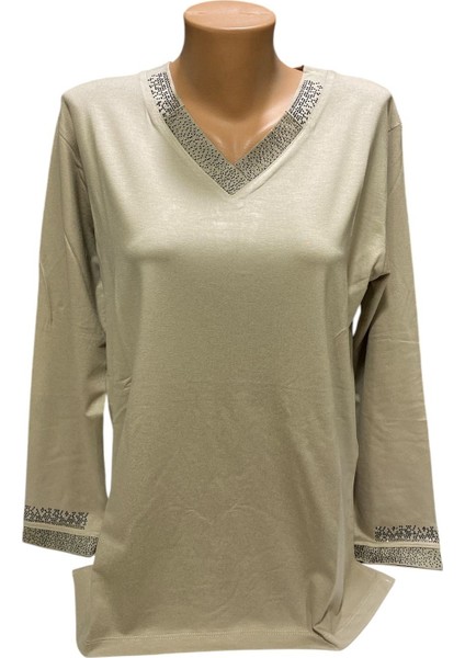 Rahat Kesim V Yaka Anne Kadın Penye Bluz fiyatları