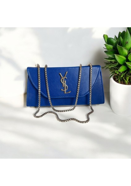 Ysl Bayan Kol Çantası Mavi