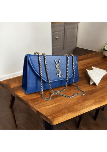 Ysl Bayan Kol Çantası Mavi