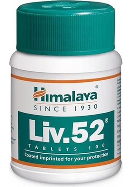 LIV52 100 Tablet (Karacığer Koruyucu Desteği) Abd Versiyon