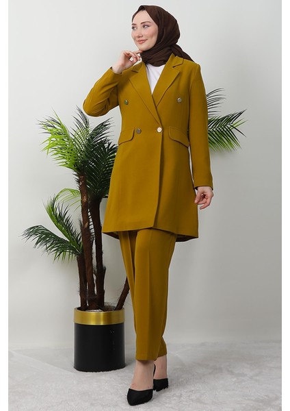 Blazer Ceket Takım Vişne modelleri