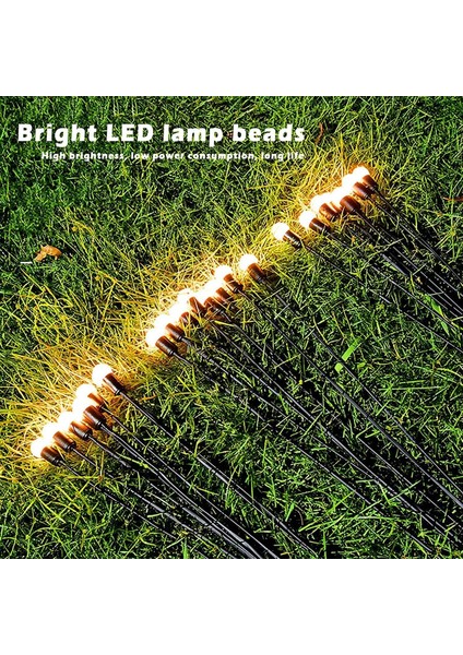 Güneş Ateşböceği Işıkları, 2'li Paket 16 Led Solar Bahçe Işıkları, Güneş Enerjili Sallanan fırsatları
